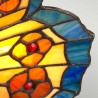 Tiffany bureaulamp met gekleurd glas Vlinder Obutterfly Korting