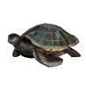 Tiffany-stijl tafellamp schildpad met kleurrijke Sawback lampenkap Verkoop