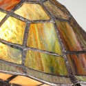 Tiffany-stijl tafellamp schildpad met kleurrijke Sawback lampenkap Korting