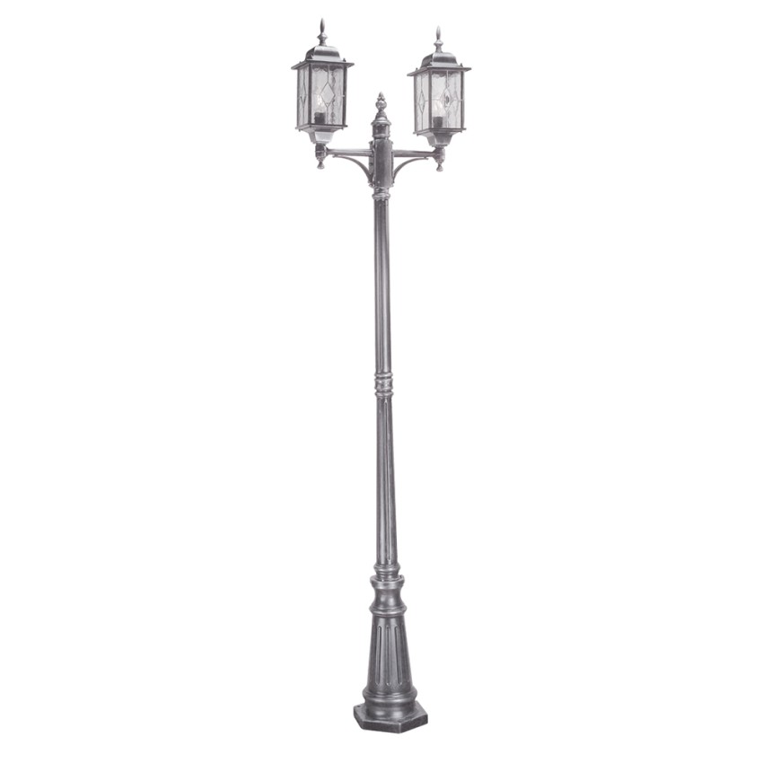 Klassieke buitenlantaarn met 2 lichten IP44 Wexford 8 tuinlamp Aanbieding Klassieke buitenlantaarn met 2 lichten IP44 Wexford 8 tuinlamp Aanbieding