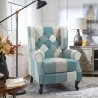 Relaxfauteuil in patchworkstijl met verstelbare rugleuning Ethron Aanbieding