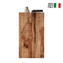Opbergkast multifunctioneel woonkamer kantoor 2 deuren 2 planken 63x35x114cm Liara Aanbod