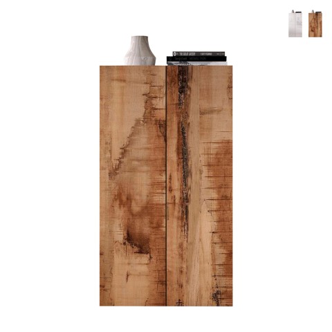Opbergkast multifunctioneel woonkamer kantoor 2 deuren 2 planken 63x35x114cm Liara Aanbieding