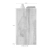 Opbergkast multifunctioneel woonkamer kantoor 2 deuren 2 planken 63x35x114cm Liara 