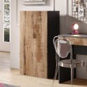 Opbergkast multifunctioneel woonkamer kantoor 2 deuren 2 planken 63x35x114cm Liara Model