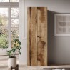 Moderne kantoor- en woonkamerkast 2 deuren 3 planken 63x35x184cm Monts Prijs