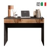 Moderne ruimtebesparende bureautafel met lade 110x50x76cm Liam Kortingen