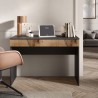 Moderne ruimtebesparende bureautafel met lade 110x50x76cm Liam Model