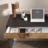 Moderne ruimtebesparende bureautafel met lade 110x50x76cm Liam Karakteristieken