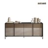 Moderne dressoir voor woonkamer keuken 4 deuren 206x40x86cm Solna Aanbieding