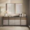 Moderne dressoir voor woonkamer keuken 4 deuren 206x40x86cm Solna Aanbod