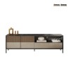 Moderne TV-meubel 205x40x44cm met 2 deuren en lade Jahn Verkoop