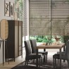 Moderne hoge woonkamerdressoir met 3 planken en 2 lades 106x177cm Blaine Model