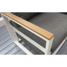 Loungeset met 2 fauteuils, 2 voetenbankjes en bijzettafel Qamal Catalogus