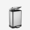 Design vuilnisbak met pedaal 30 liter roestvrijstaal Kleen Aanbod