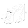 Professionele Zero Gravity relaxfauteuil met verwarming en massagefunctie Fujiko 