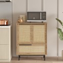 Multifunctionele houten kast met 3 deuren 75x36x90 cm Thaon Karakteristieken