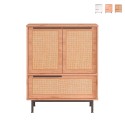 Multifunctionele houten kast met 3 deuren 75x36x90 cm Thaon Verkoop