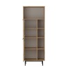 Houten keukenkast met 2 deuren en 7 planken 60x36x150 cm Biruni Catalogus