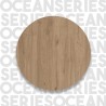 Houten keukenkast met 2 deuren en 7 planken 60x36x150 cm Biruni Voorraad