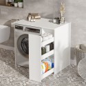 Wasmachine-of drogerkast met uittrekbare lade met 3 planken Wavers Prijs