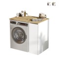 Wasmachine-of drogerkast met uittrekbare lade met 3 planken Wavers Aanbieding