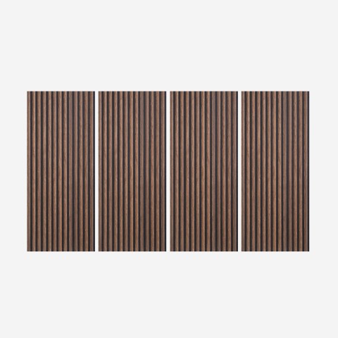 4 x houten akoestische wandpanelen 120x60 cm 3D Tabb-SO Aanbieding
