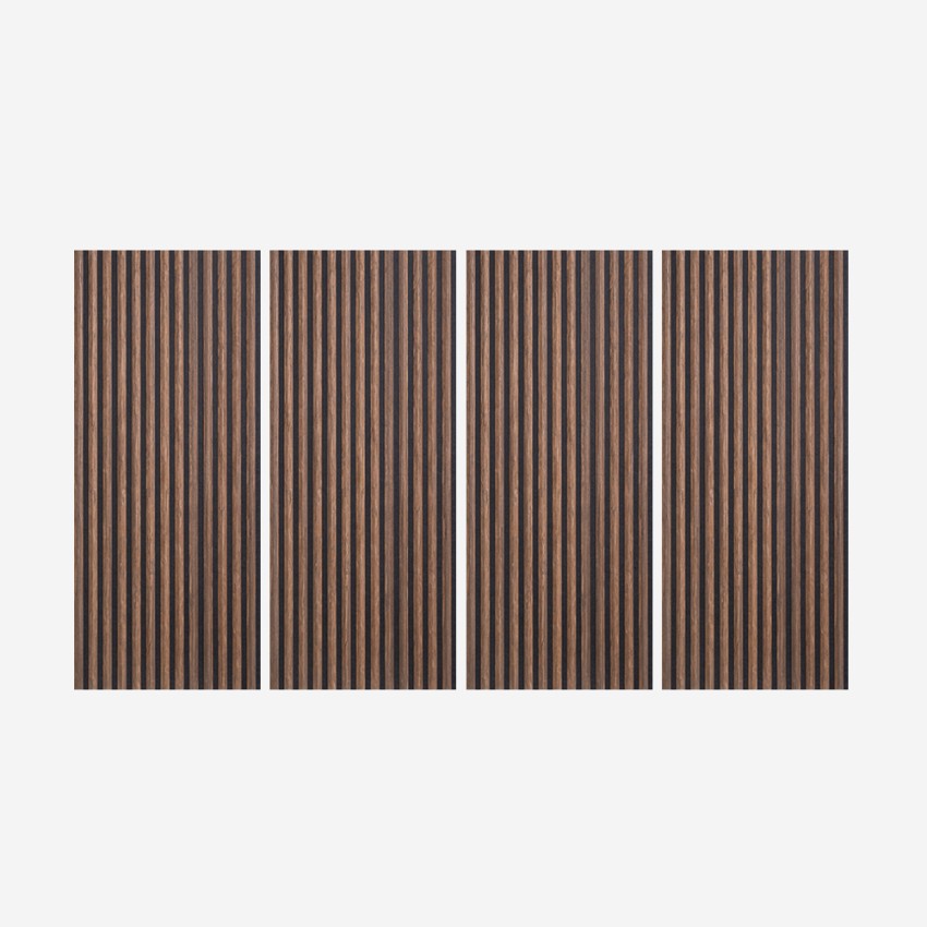 4 x houten akoestische wandpanelen 120x60 cm 3D Tabb-SO Aanbieding