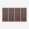 4 x houten akoestische wandpanelen 120x60 cm 3D Tabb-SO Aanbieding
