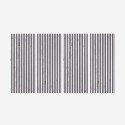 4 x akoestische wandpanelen met marmer effect wit 120x60 cm Tabb-M Aanbieding