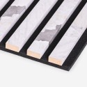 4 x akoestische wandpanelen met marmer effect wit 120x60 cm Tabb-M Catalogus