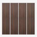 4 x akoestische houten wandpanelen 3D-paneel voor binnen 240x60 cm Kover-SO Aanbieding