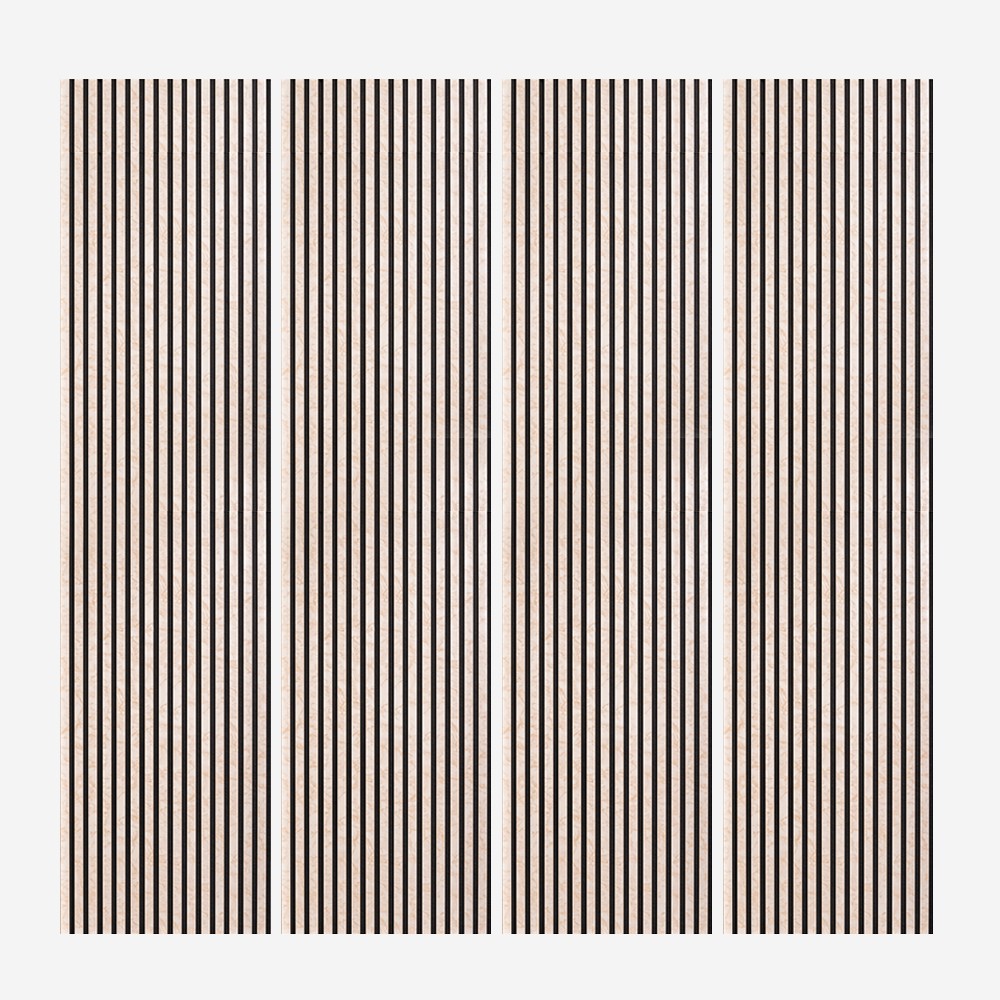 4 x akoestische wandpanelen roze met marmer effect 240x60 cm Kover-MR