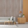 4 x akoestische wandpanelen 120x60 cm roze met marmer effect Tabb-MR Verkoop