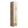 Kledingkast schoenenkast van hout met spiegeldeur en 3 planken 36x36x180 cm Torge Verkoop