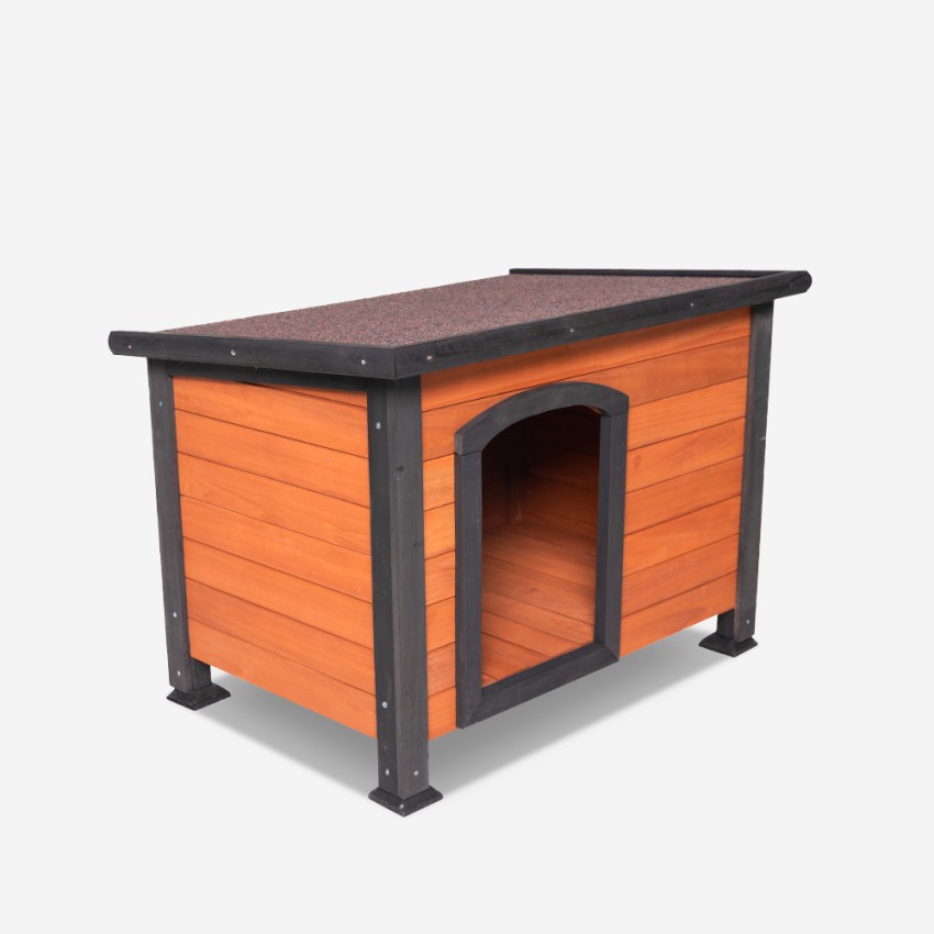 Houten hondenhok voor middelgrote tot grote honden 104x69x70 cm Lessie Aanbieding Houten hondenhok voor middelgrote tot grote honden 104x69x70 cm Lessie Aanbieding