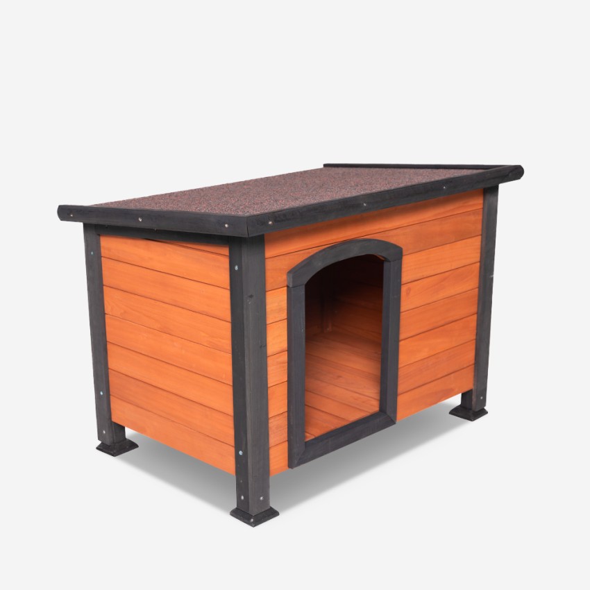 Hondenhok voor buiten van hout voor grote honden 116x84x84 cm Nicky Aanbieding Hondenhok voor buiten van hout voor grote honden 116x84x84 cm Nicky Aanbieding