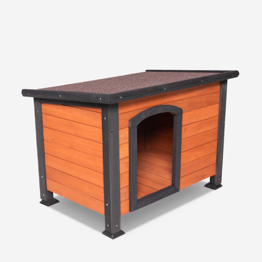 Houten hondenhok voor grote honden 127x95x95 cm Nebbia Aanbieding Houten hondenhok voor grote honden 127x95x95 cm Nebbia Aanbieding