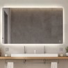 Badkamerspiegel 130x80cm retroverlicht design led lichten Strokkur XXL Aanbieding