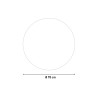 Ronde design badkamerspiegel 70 cm met LED-verlichting Rotorua L Catalogus