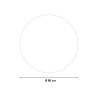 Ronde badkamerspiegel met LED-verlichting 80 cm Laug Catalogus