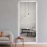 Rechthoekige wandspiegel met LED-verlichting 70x170 cm Opperishola Aanbod