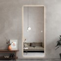 Rechthoekige wandspiegel met LED-verlichting 70x170 cm Opperishola Aanbieding