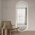 Ovale wandspiegel 65x170 cm met achtergrondverlichting Reyk Aanbieding