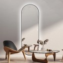 Ovale wandspiegel 65x170 cm met achtergrondverlichting Reyk Kortingen