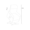 Elektrische sta-op relaxfauteuil voor ouderen met USB-poort en wielen Giorgia Tech 