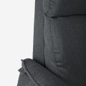 Elektrische sta-op relaxfauteuil voor ouderen met USB-poort en wielen Giorgia Tech 
