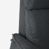 Elektrische sta-op relaxfauteuil voor ouderen met USB-poort en wielen Giorgia Tech 