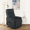 Elektrische sta-op relaxfauteuil voor ouderen met USB-poort en wielen Giorgia Tech Catalogus