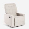 Fauteuil relax schommelstoel met verstelbare rugleuning en 360 graden draaibare voetensteun Anita Aanbod